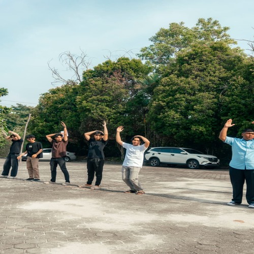 Kating sehat, senam pagi